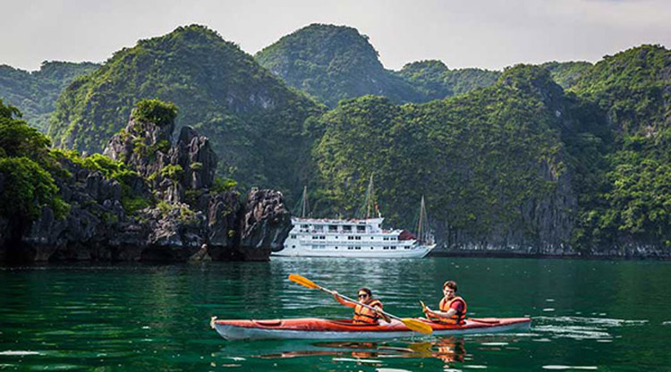 chèo thuyền kayak 